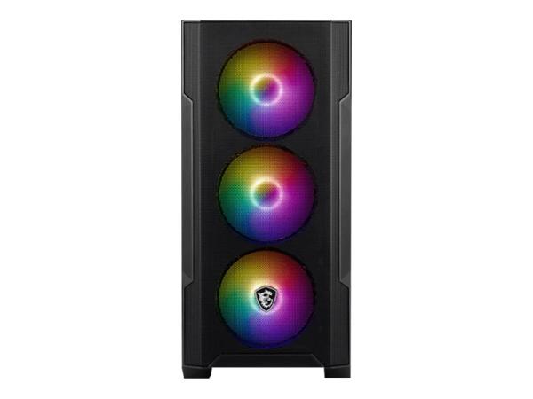MSI MAG FORGE M100R - microATX Tower - Seitenteil mit Fenster (gehärtetes Glas)