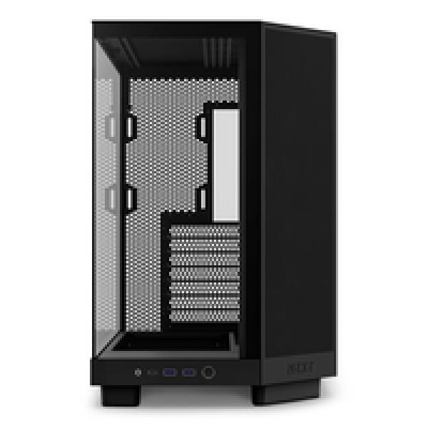 NZXT H series H6 Flow - Mid tower - ATX - Seitenteil mit Fenster (gehärtetes Glas)