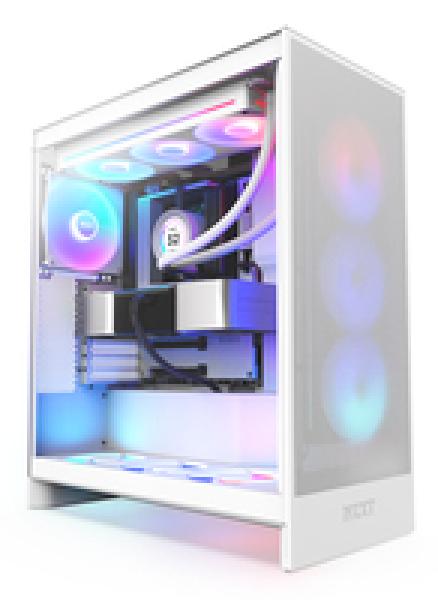 NZXT H series H7 Flow - Mid tower - ATX - Seitenteil mit Fenster (gehärtetes Glas)