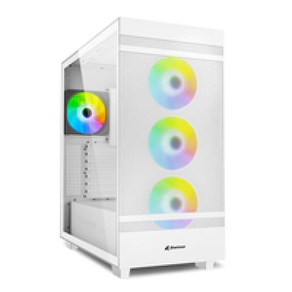 Sharkoon REBEL C50 RGB ATX - Full Tower - PC - Weiß - ATX - micro ATX - Mini-ITX - Metall - Gehärtetes Glas 