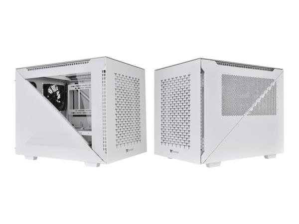 Thermaltake Divider 200 TG Air Snow - Micro-Case - micro ATX - Seitenteil mit Fenster (gehärtetes Glas)