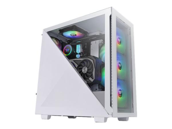 Thermaltake Divider 300 TG Snow - Mid tower - ATX - keine Spannungsversorgung (PS/2)