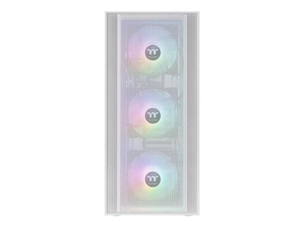 Thermaltake H570 TG ARGB Snow - Mid tower - E-ATX - Seitenteil mit Fenster (gehärtetes Glas)