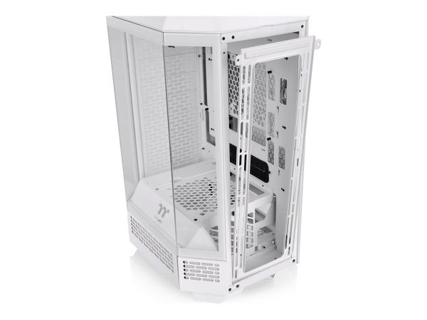 Thermaltake The Tower 300 Snow - Micro Tower - mini ITX / micro ATX - Seitenteil mit Fenster (gehärtetes Glas