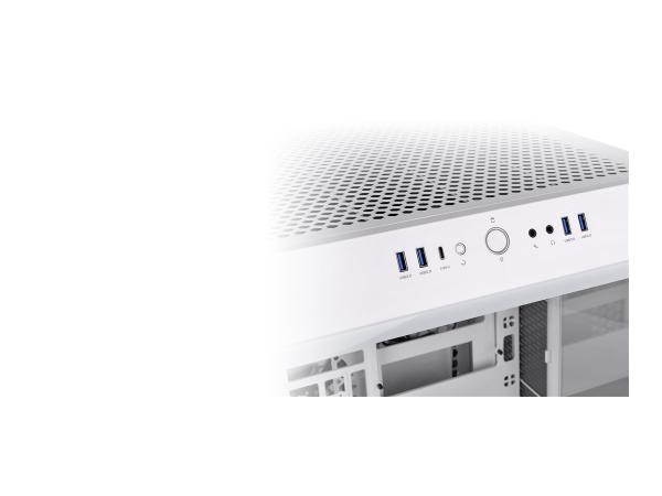 Thermaltake The Tower 500 Snow - Mid tower - E-ATX - Seitenteil mit Fenster (gehärtetes Glas)