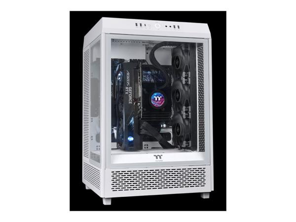 Thermaltake The Tower 500 Snow - Mid tower - E-ATX - Seitenteil mit Fenster (gehärtetes Glas)