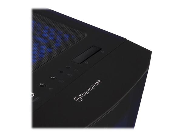 Thermaltake Versa J25 - Tempered Glass RGB Edition - Tower - ATX - Seitenteil mit Fenster (gehärtetes Glas)