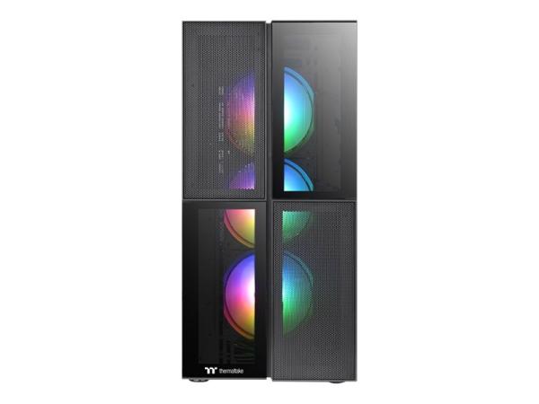 Thermaltake Versa T26 TG ARGB - Mid tower - E-ATX - Seitenteil mit Fenster (gehärtetes Glas)