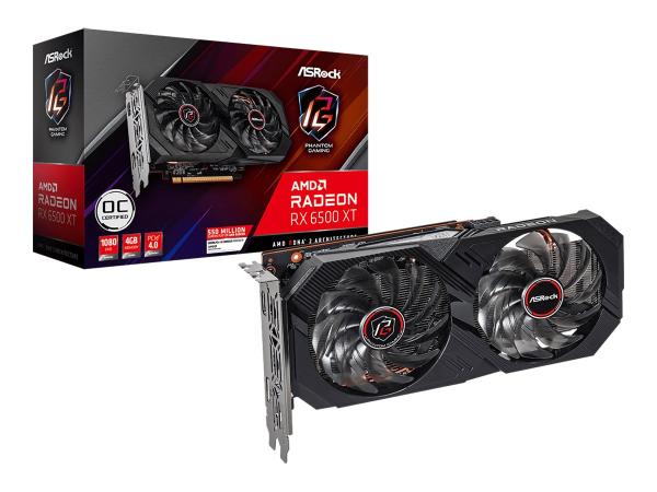 ASRock Phantom Gaming D Radeon RX 6500 XT 4GB OC