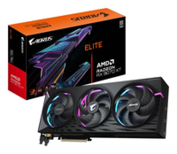 Gigabyte Aorus Radeon RX 9070 XT Elite - Grafikkarte - PCI-Express