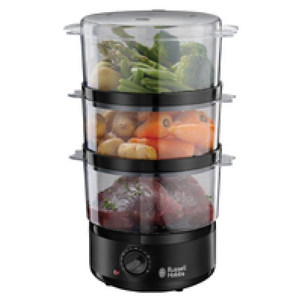 Russell Hobbs 26530-56 - 3 Korb/Körbe - Schwarz - Durchscheinend - Freistehend - Drehregler - Vorderseite - 7