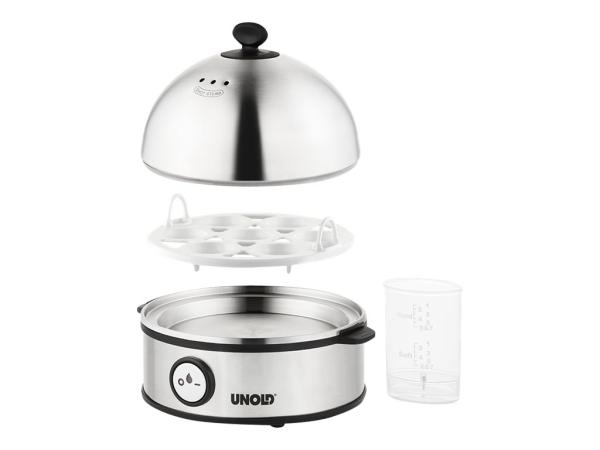 UNOLD 38626 Edel - Eierkocher - 360 W - Edelstahl/Schwarz