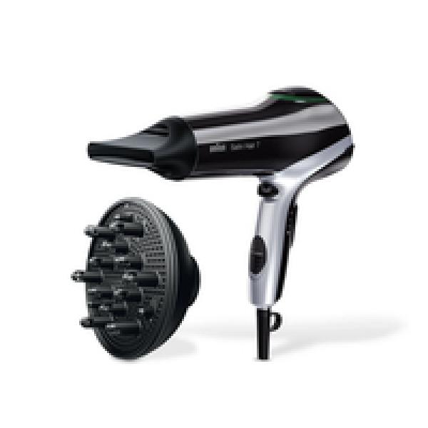 Braun HD710 - 70 °C - Schwarz - Silber - Monochromatisch - Hängeschlaufe - Tasten - Schieber - 2200 W