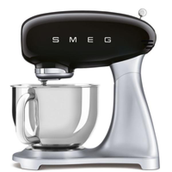 SMEG SMF02BLEU - Standmixer - Schwarz - Silber - Kneten - Mixen - 1 m - 4,8 l - Leiter