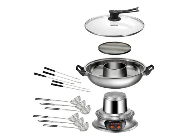 UNOLD 48746 - Fondue-Topf - rostfreier Edelstahl