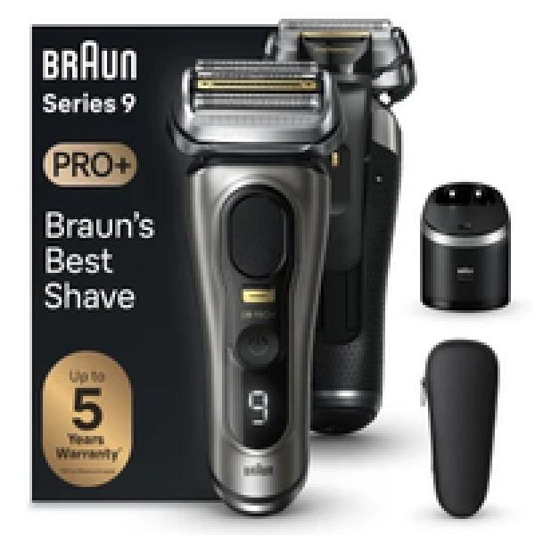Braun Series 9 Pro+ 9565cc Wet & Dry - Folienschaber - Metallisch - Akku - Lithium-Ion (Li-Ion) - 60 min - Box