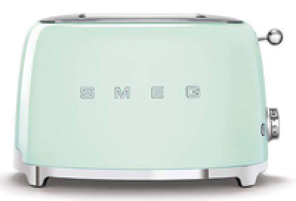 SMEG TSF01PGEU - 2 Scheibe(n) - Grün - Stahl - Tasten - Niveau - Drehregler - 950 W - 220 - 240 V