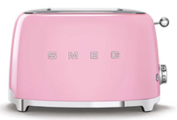 SMEG TSF01PKEU - 2 Scheibe(n) - Pink - Stahl - Tasten - Niveau - Drehregler - China - 950 W