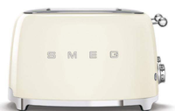 SMEG TSF03CREU - 4 Scheibe(n) - Cremefarben - Stahl - Tasten - Niveau - Drehregler - 50's Style - 2000 W