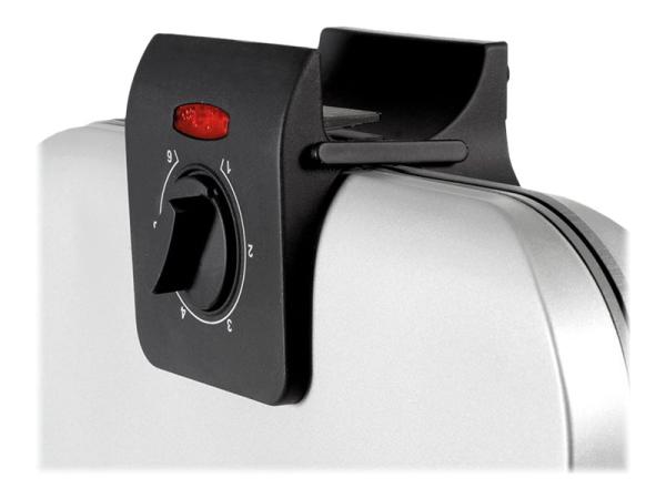 UNOLD 48241 - Waffeleisen - 1.2 kW - Silber
