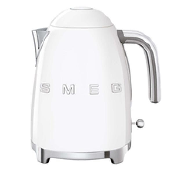 SMEG KLF03WHEU - 1,7 l - 2400 W - Weiß - Kunststoff - Edelstahl - Wasserstandsanzeige - Überhitzungsschutz