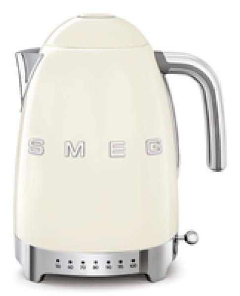 SMEG KLF04CREU - 1,7 l - 2400 W - Cremefarben - Kunststoff - Edelstahl - Regelbare Temperatur - Wasserstandsan