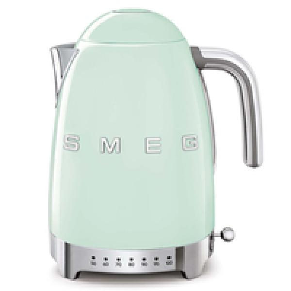 SMEG KLF04PGEU - 1,7 l - 2400 W - Grün - Kunststoff - Edelstahl - Regelbare Temperatur - Wasserstandsanzeige
