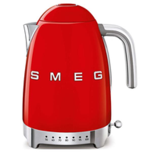 SMEG KLF04RDEU - 1,7 l - 2400 W - Rot - Kunststoff - Edelstahl - Regelbare Temperatur - Wasserstandsanzeige