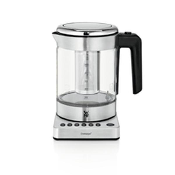 WMF KITCHENminis 04.1318.0012 - 1 l - 1960 W - Edelstahl - Glas - Regelbare Temperatur - Wasserstandsanzeige
