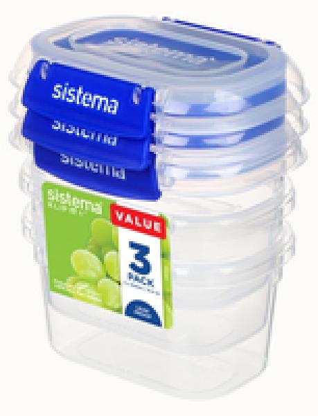 Sistema Plastics Sistema 881543 - Container - Oval - 0,4 l - Blau - Transparent - Neuseeland - 105 mm
