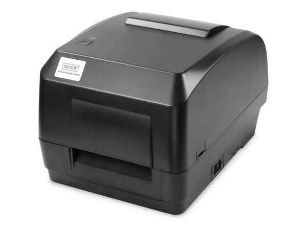 DIGITUS Etikettendrucker - Thermodirekt / Thermotransfer - Rolle (11,8 cm)