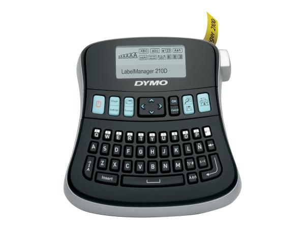 Dymo LabelMANAGER 210D - Beschriftungsgerät - s/w - Thermotransfer - Rolle (1,2 cm)