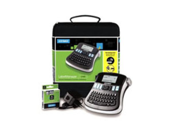 Dymo LabelMANAGER 210D - Beschriftungsgerät - s/w - Thermotransfer - Rolle (1,2 cm)