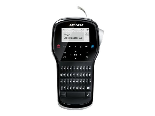 Dymo LabelMANAGER 280 - Beschriftungsgerät - s/w - Rolle (1,2 cm)