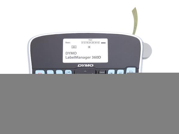 Dymo LabelMANAGER 360D - Beschriftungsgerät - s/w - Thermotransfer - Rolle (1,9 cm)