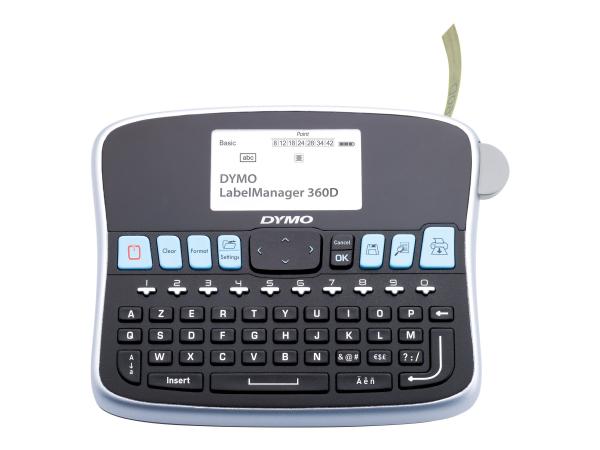 Dymo LabelMANAGER 360D - Beschriftungsgerät - s/w - Thermotransfer - Rolle (1,9 cm)