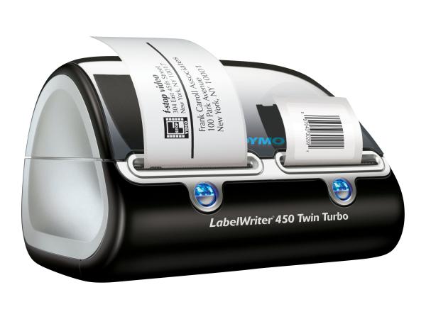 Dymo LabelWriter 450 Twin Turbo - Etikettendrucker - Thermodirekt - Rolle (6,2 cm)