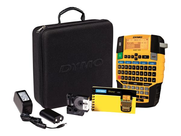 Dymo Rhino 4200 Kit - Beschriftungsgerät - s/w - Thermotransfer - Rolle (1,9 cm)