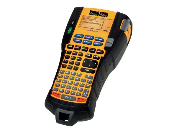 Dymo Rhino 5200 - Hard Case Kit - Beschriftungsgerät - s/w - Rolle (1,9 cm)