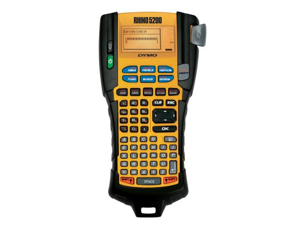 Dymo Rhino 5200 Hard Case Kit - Beschriftungsgerät - s/w - Thermotransfer - Rolle (1,9 cm)