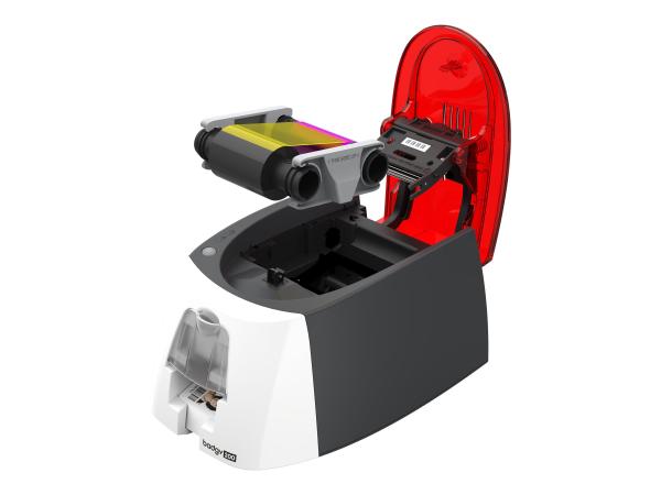 Evolis Badgy 200 - Plastikkartendrucker - Farbe - Thermosublimation/thermische Übertragung - CR-80 Card (85.6