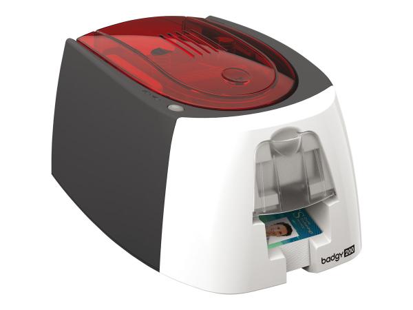 Evolis Badgy 200 - Plastikkartendrucker - Farbe - Thermosublimation/thermische Übertragung - CR-80 Card (85.6