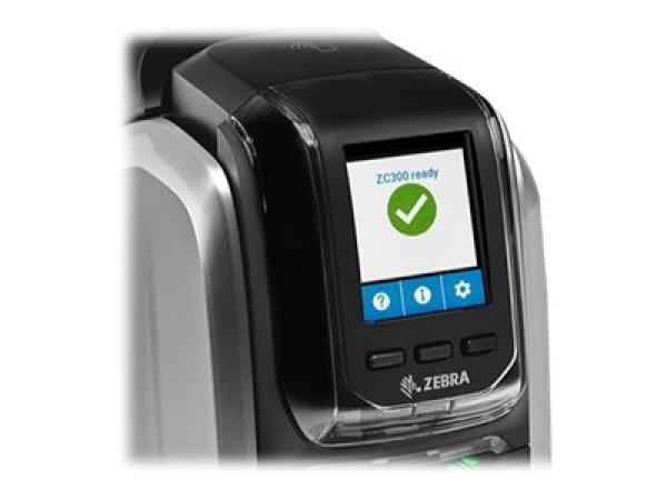 Zebra ZC300 - Plastikkartendrucker - Farbe - Thermosublimation/thermische Übertragung - CR-80 Card (85.6 x 54
