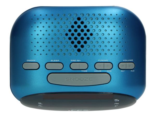iCES ICR-210 - Radiouhr - Blau