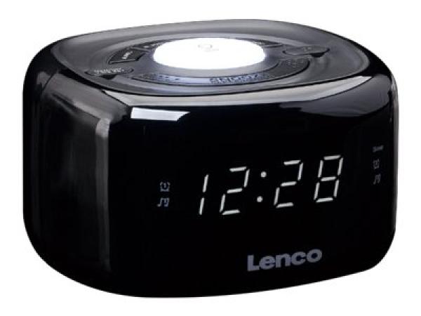 Lenco CR-12 - Radiouhr - Schwarz