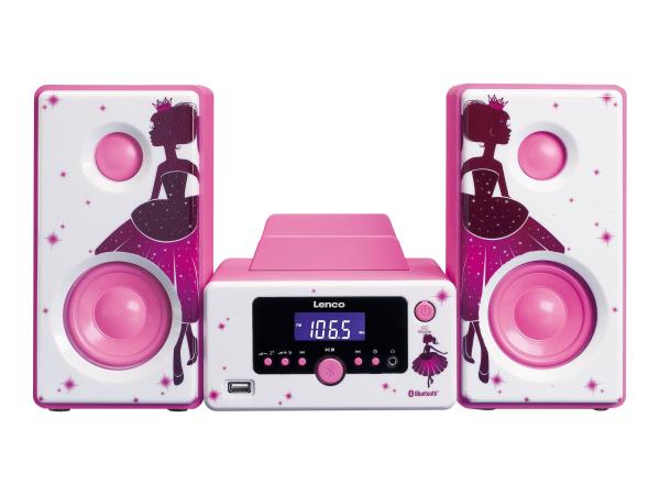 Lenco MC-020 - Microsystem - 2 x 5 Watt - Prinzessin