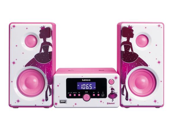 Lenco MC-020 - Microsystem - 2 x 5 Watt - Prinzessin