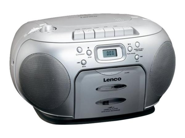 Lenco SCD-420 - Ghettoblaster - Silber