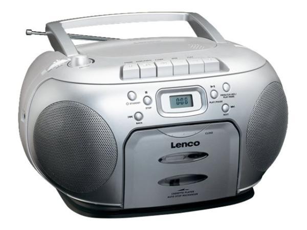 Lenco SCD-420 - Ghettoblaster - Silber