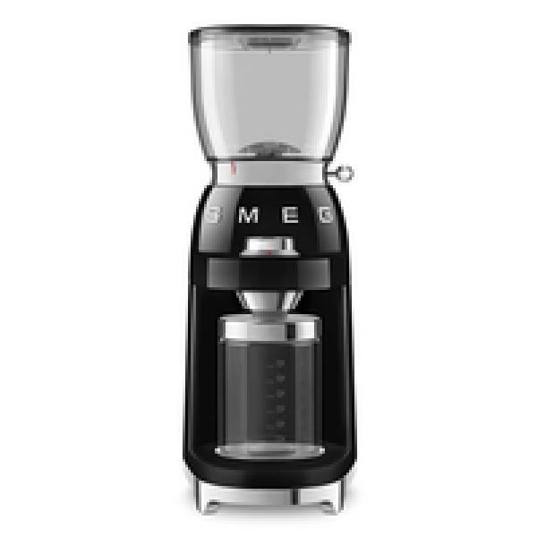 SMEG CGF11BLEU - Mühle mit Mahlwerk - 350 g - Kegelmahlwerk - Edelstahl - Schwarz - Transparent - Kunststoff 
